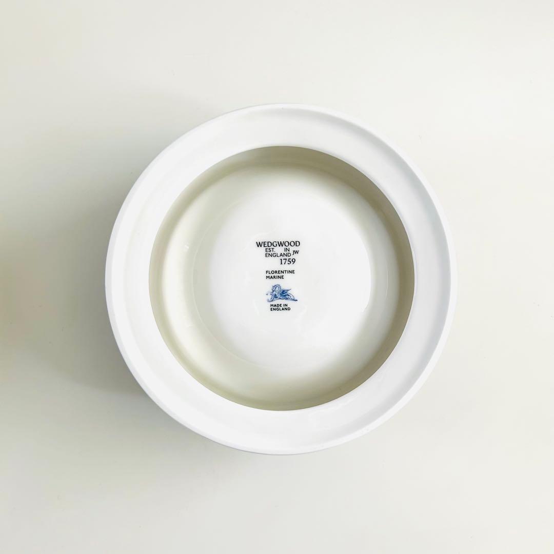 新品ウェッジウッド フロレンティーン ペットボウル フードボウル 水飲み 犬猫