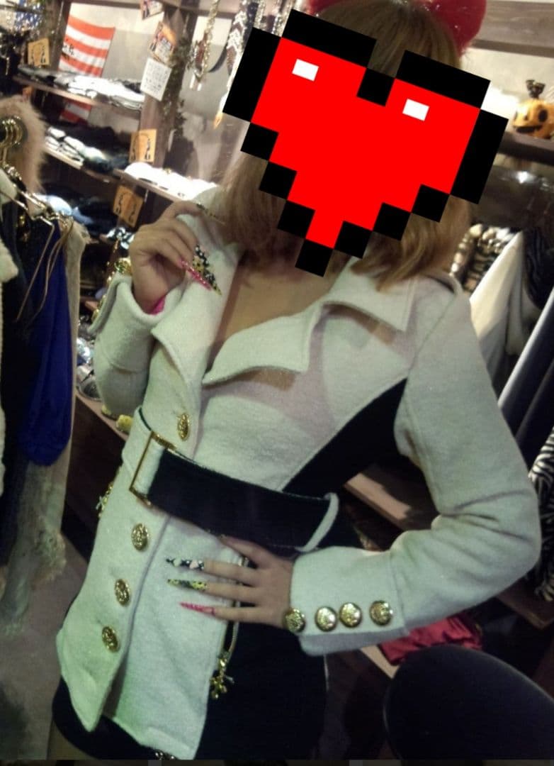 d.i.aダイア ダイヤウールコート アウター キラキラ 平成ギャルy2k109