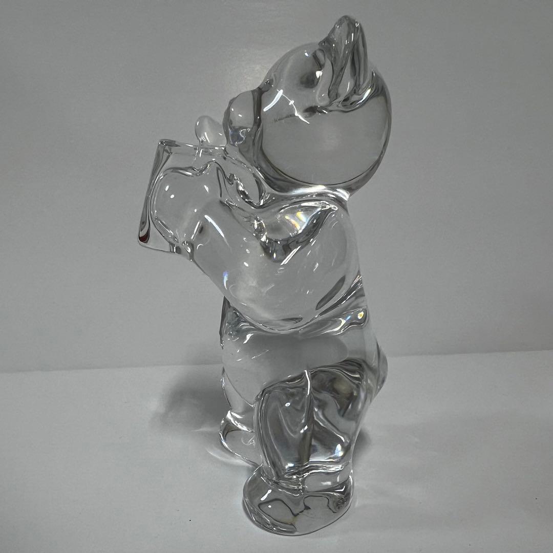 Baccarat バカラ フィギュリン クリスタル クマ 置物