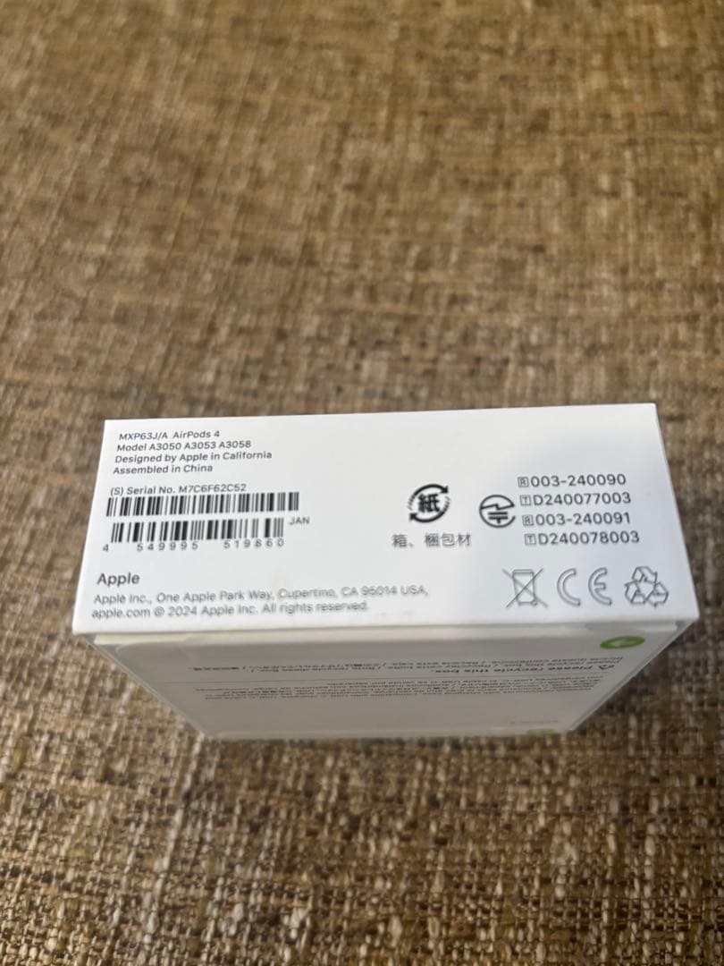 Apple AirPods 第4世代 本体
