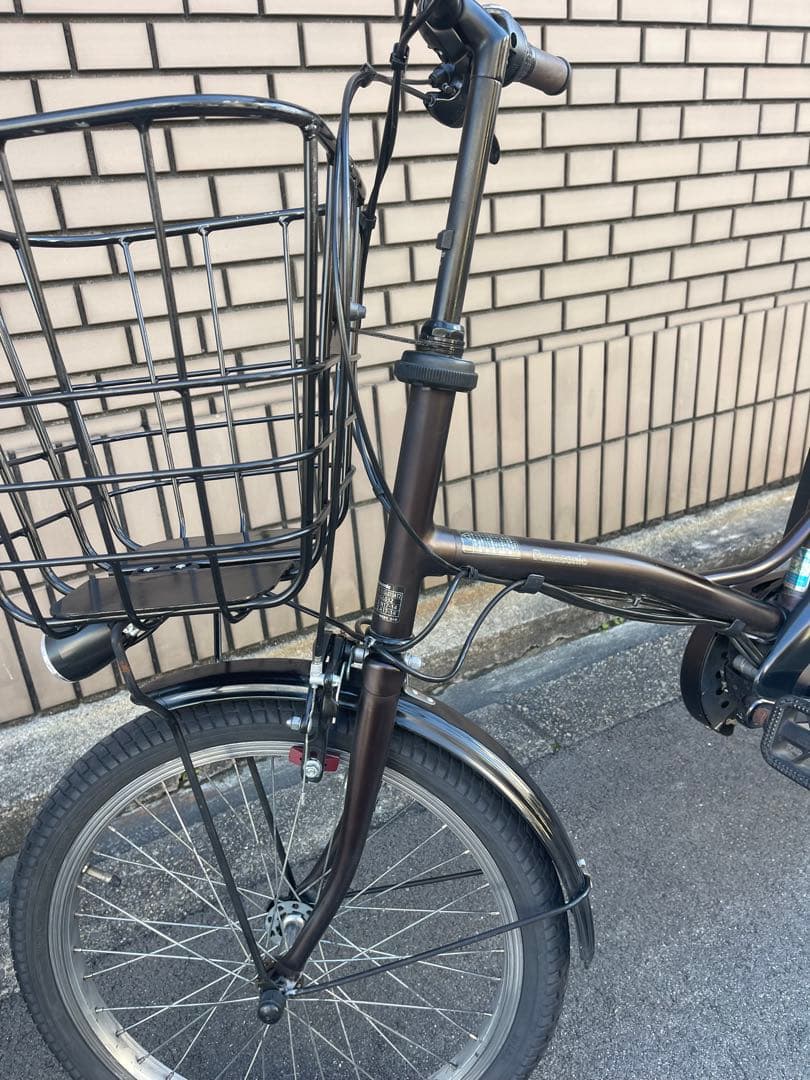 12ahミニパナソニック電動アシスト自転車20インチ