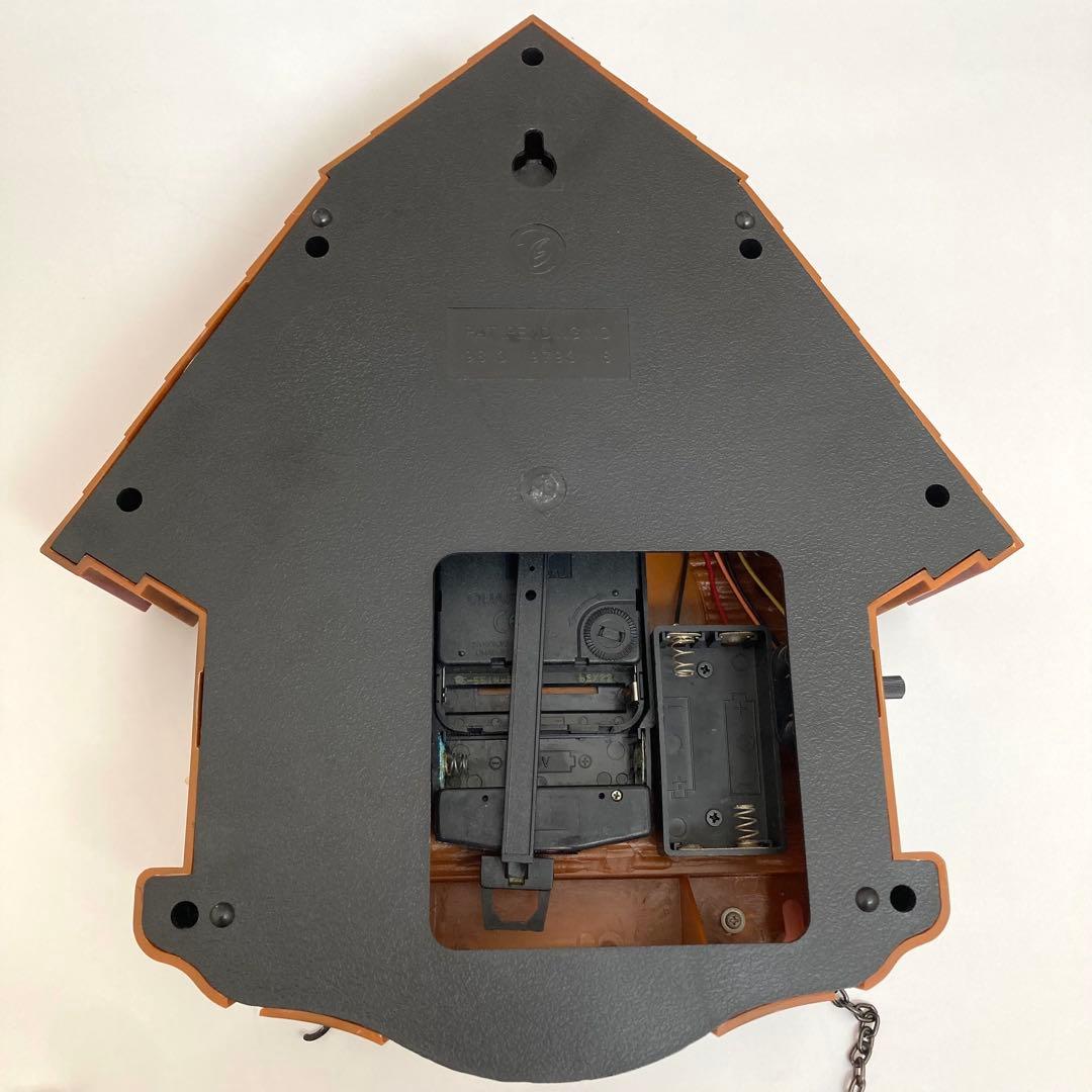 不二家　ぺこちゃん　非売品　壁掛け 時計 時報　振り子　レトロ　電池式 赤