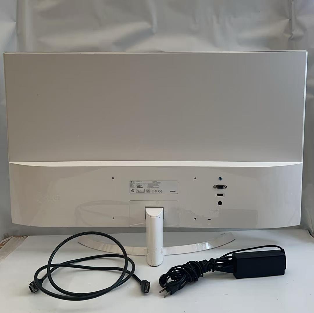 LG モニターディスプレイ 32MP58HQ-W 32インチ ホワイト 大画面