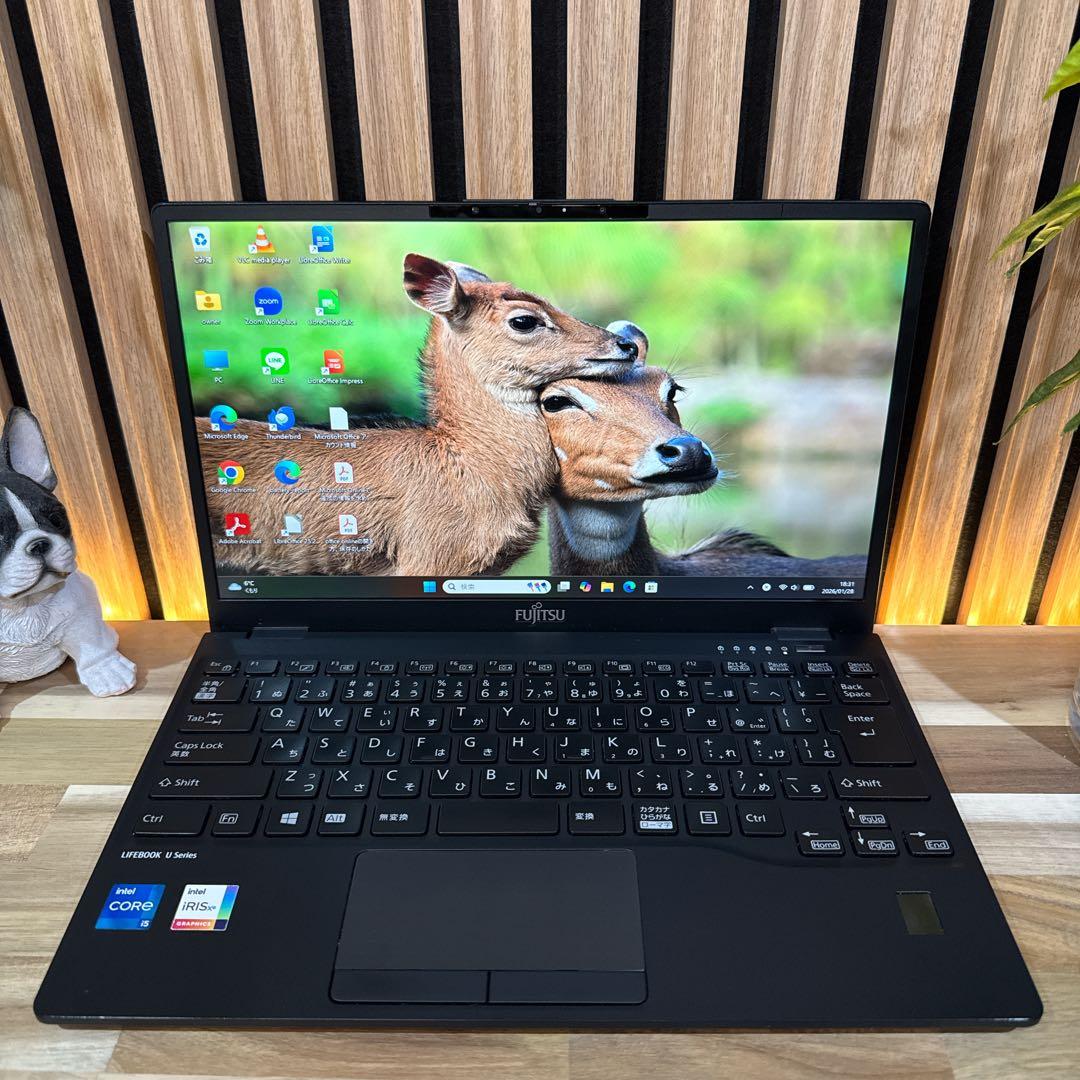 超軽量‼️LIFEBOOK U9311/F☘️第11世代☘フルHD☘ノートパソコン