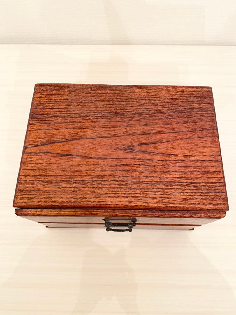 断捨離間近　美品✨整理箱　和物　古民具　レトロ　木製引き出し　2段