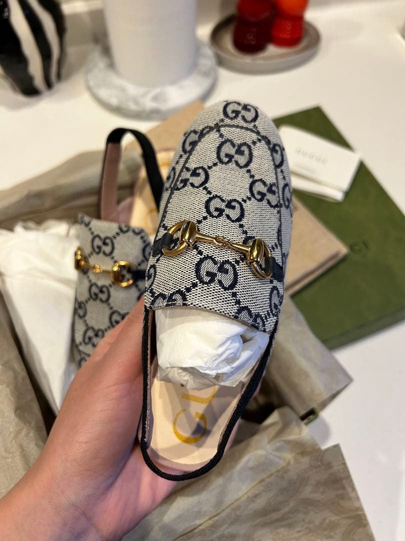 GUCCIスリッポン18センチ(新品未使用品)