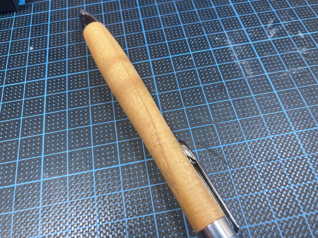 御蔵島 金桑 桑 木軸 シャーペン 野原工芸 こぶた工房 ウッドペンクラフト