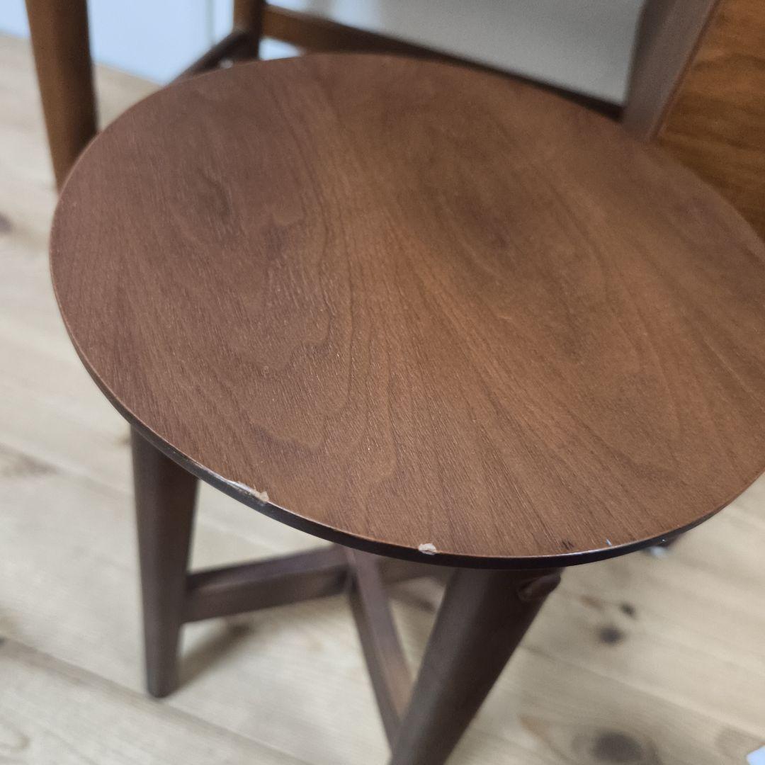 emo エモ ドレッサー 鏡台 スツール 丸椅子 一人暮らし 化粧台 コンパクト