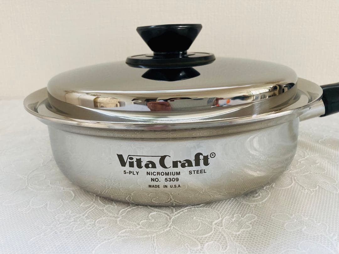 Vita Craft ビタクラフト　小フライパン（蓋付）　22cm　米国製
