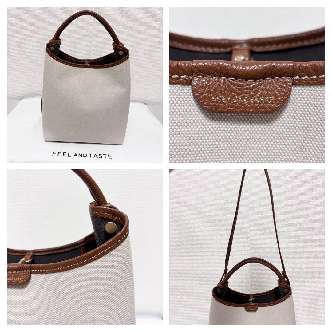 新品同様 25ss■FEEL AND TASTE bar-knot バッグ