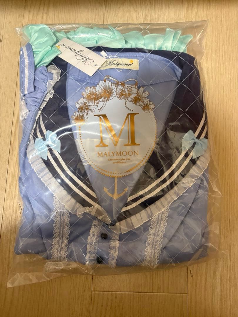 ドットチュールマリンワンピース　マリームーン