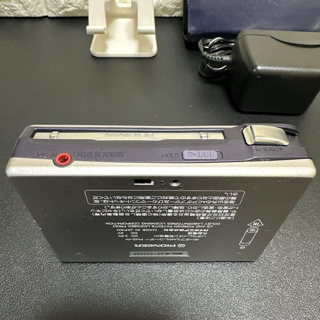 希少PIONEER MDレコーダー PMD-R1通電確認済　ジャンク扱い　美品