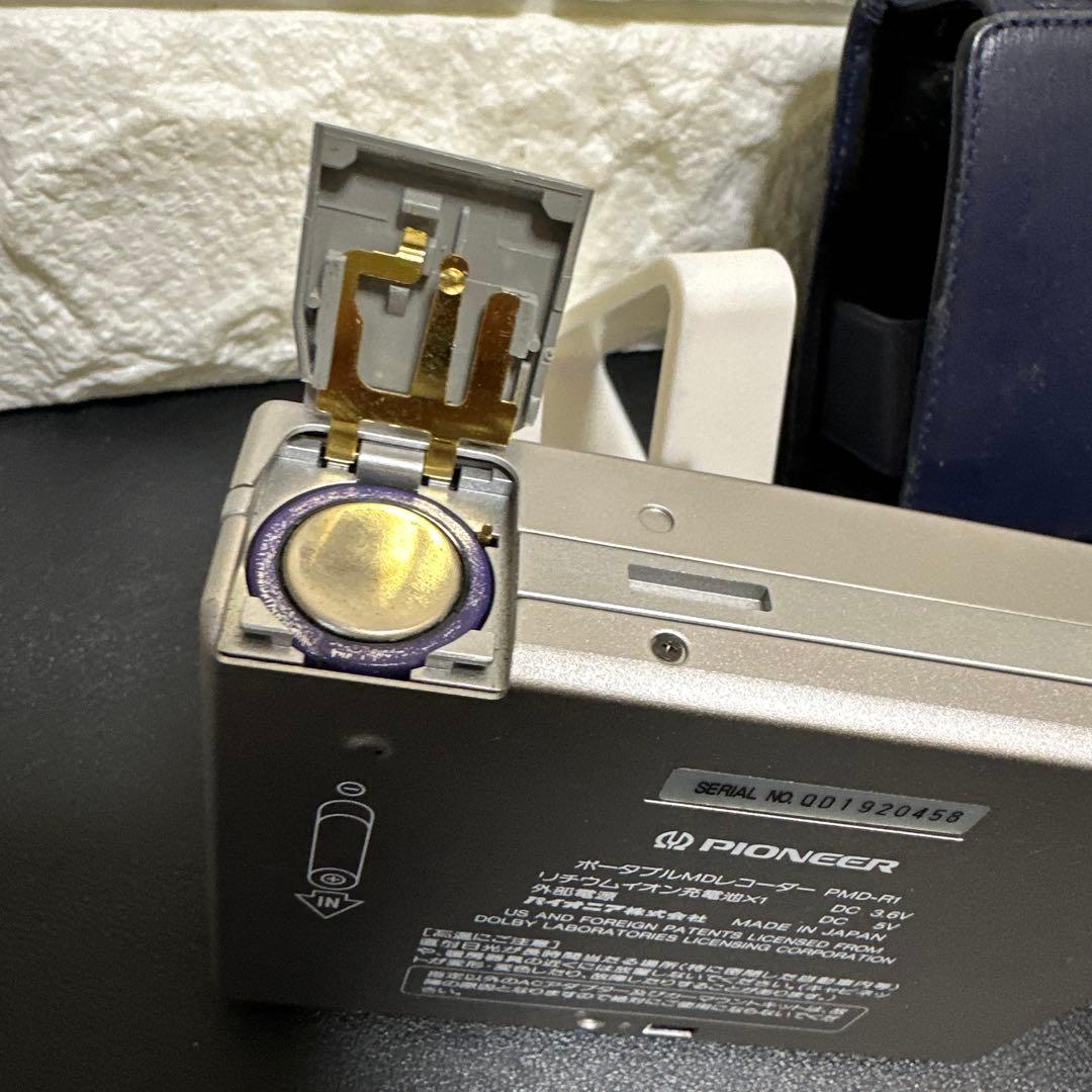 希少PIONEER MDレコーダー PMD-R1通電確認済　ジャンク扱い　美品