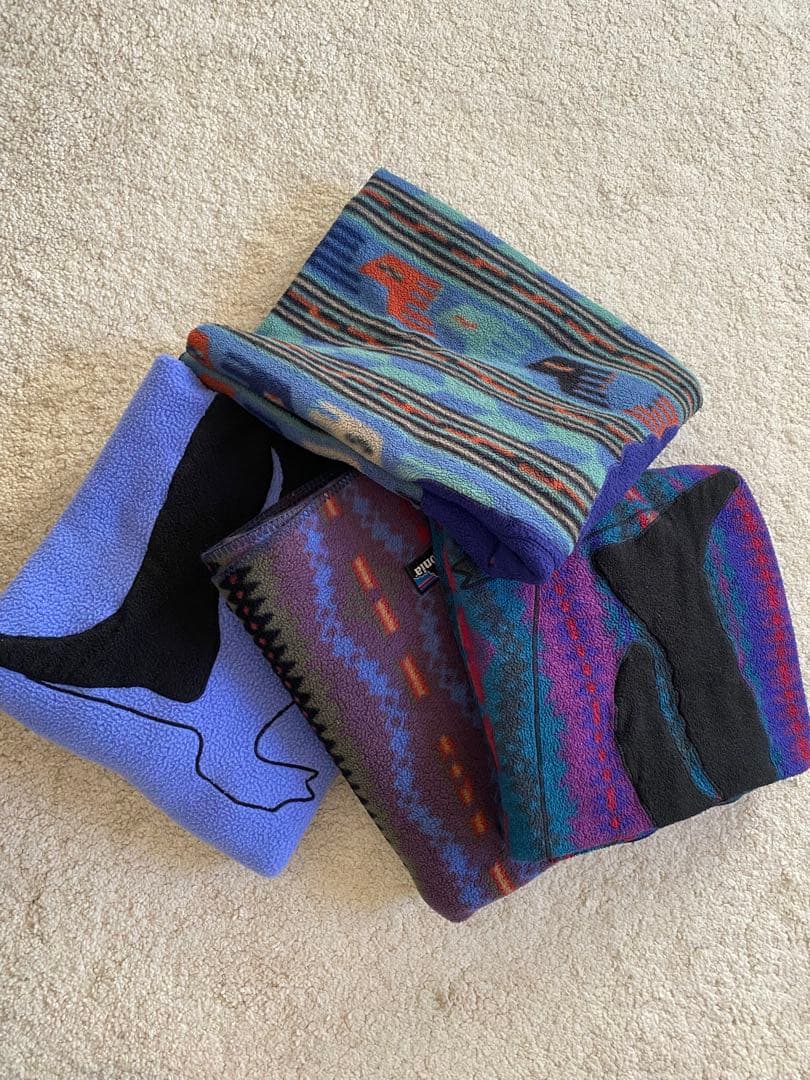 Patagonia ブランケット　90s タートル　亀　ネイティブ　ペンギン