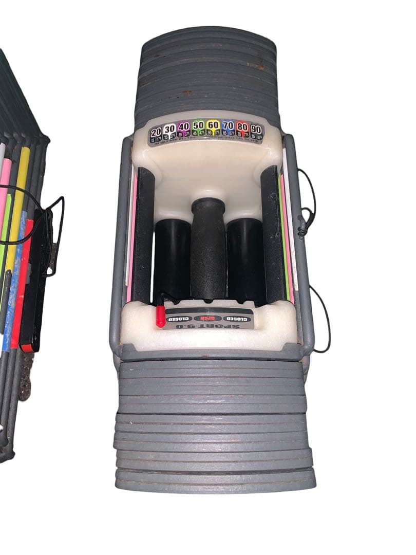 TOP FILM アジャスタブルダンベル27段階調節 41キロ 1/2個①