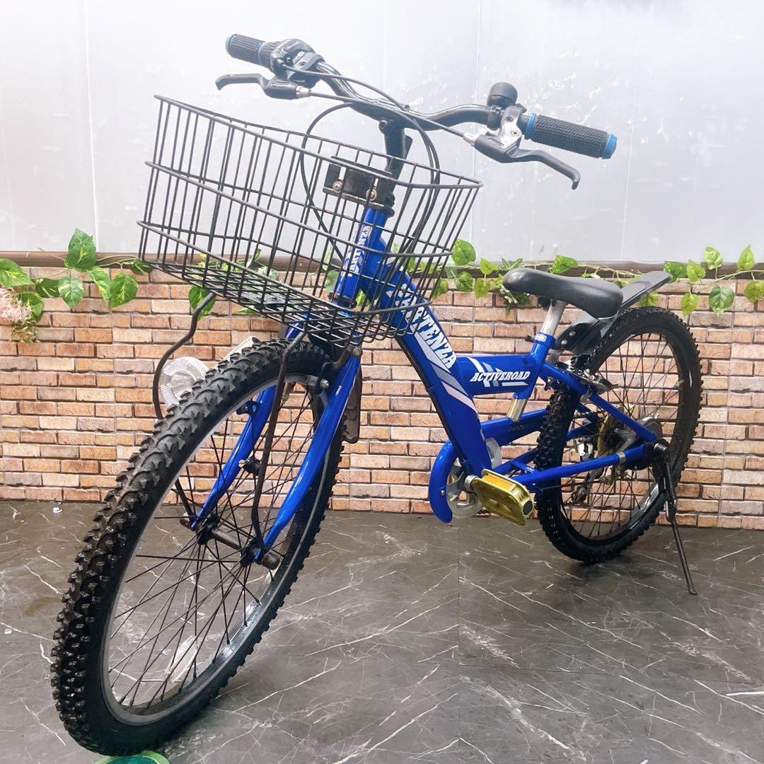 【24】子供用自転車 子供車 PARTENZA ブルー 22インチ