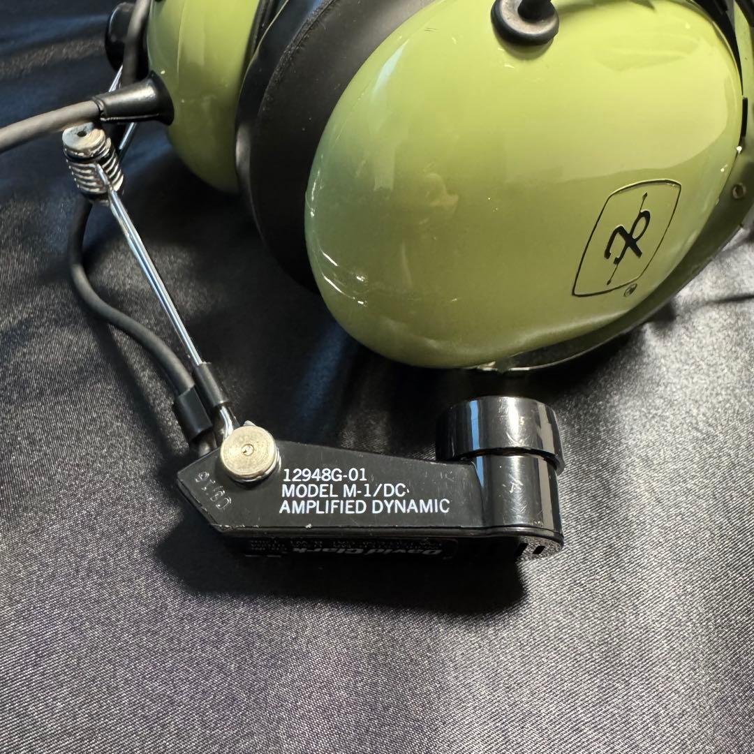 【美品】David Clark Ｈ10-30 ( 固定翼用 ) 航空ヘッドセット