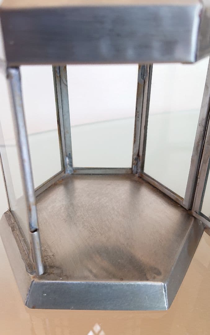 ACTUS アクタス シルバーランタンホルダー 2個セット 展示品 中古品