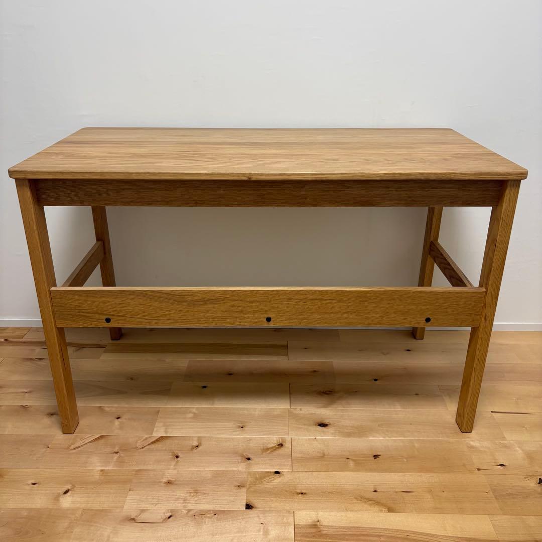 aM　無印良品　オーク無垢材デスク