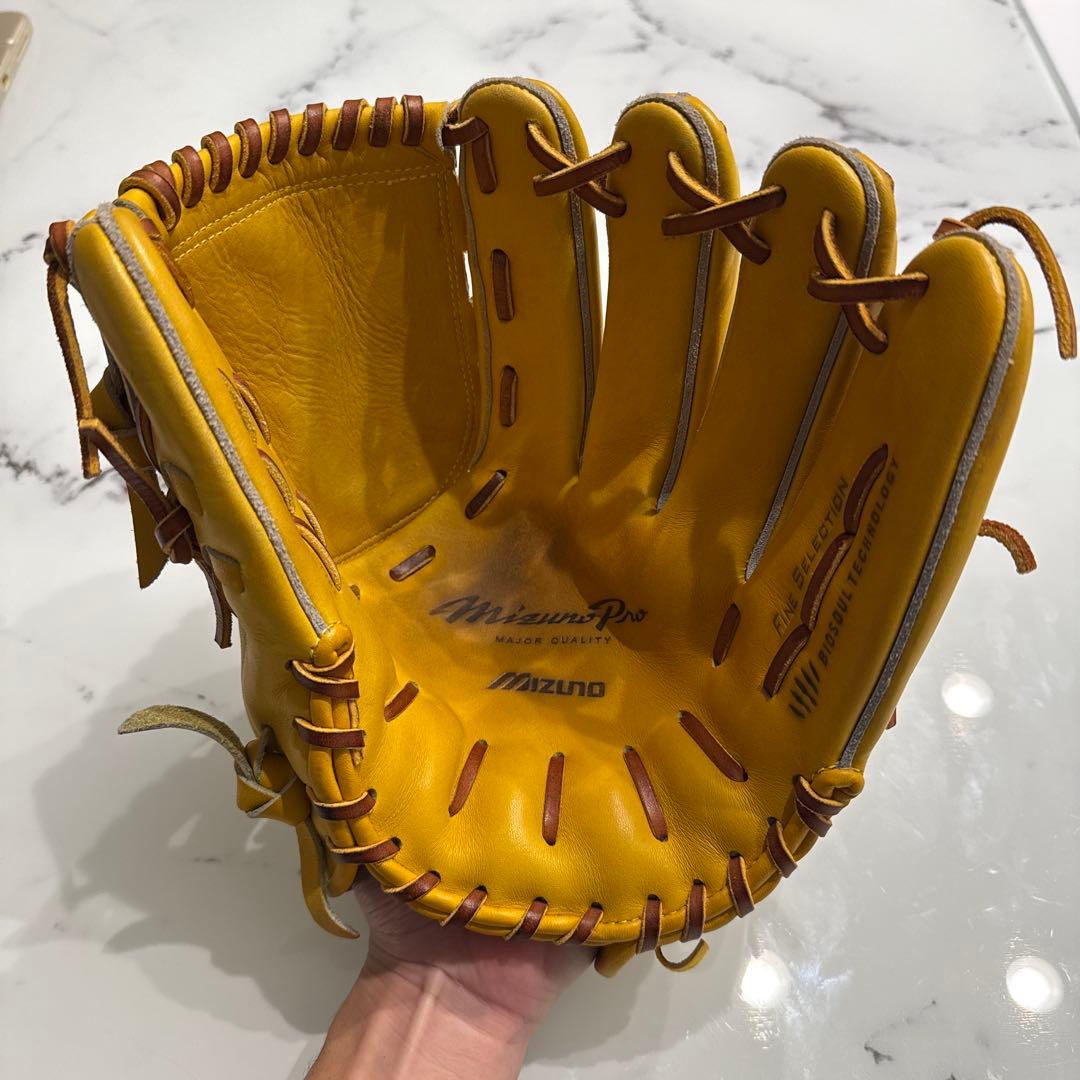 ミズノプロ　硬式　投手　グローブ　タテトジ