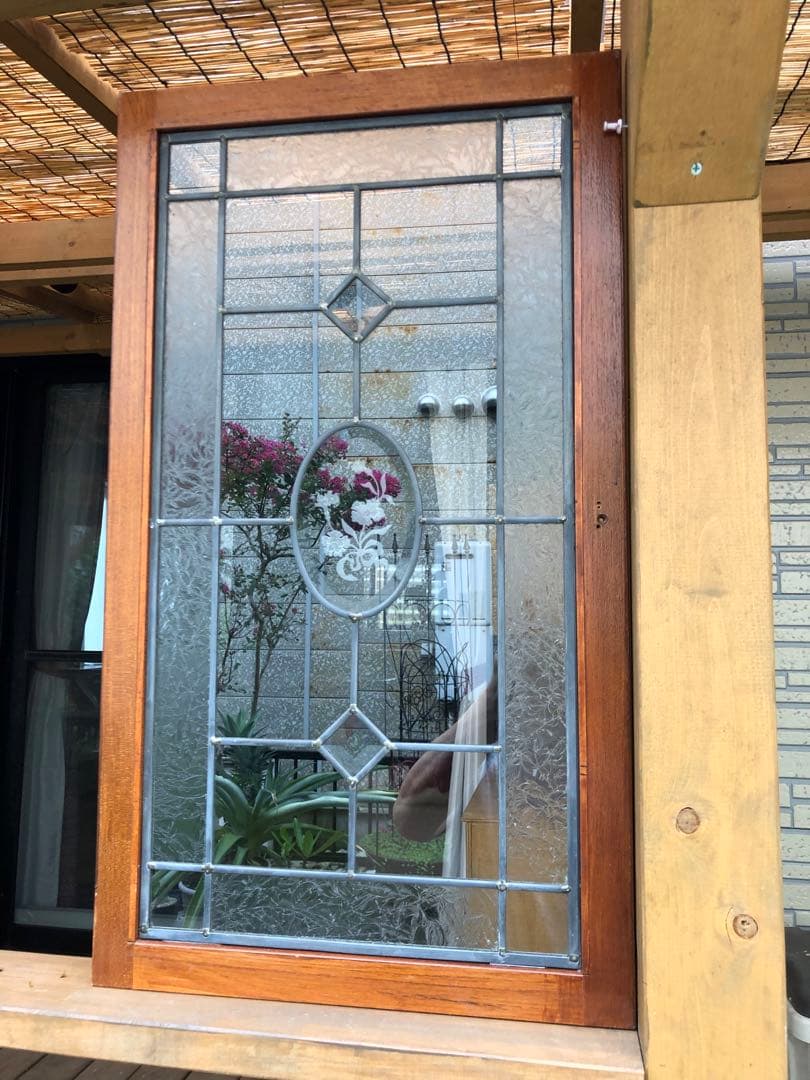 ステンドグラスパネル　扉