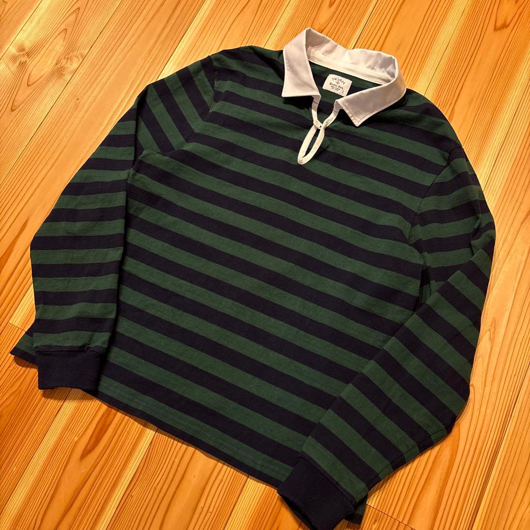 Noah button tab rugby ラガーシャツ
