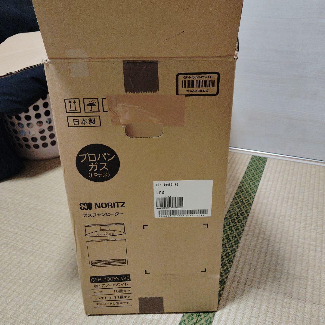 NORITZ ガスファンヒーター GFH-4005S-W5 (LP ガス)