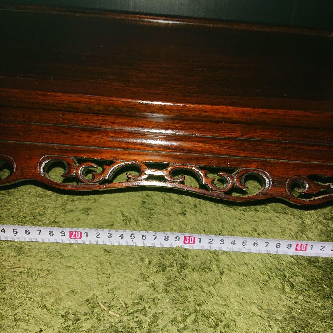 唐木紫壇、飾り花台