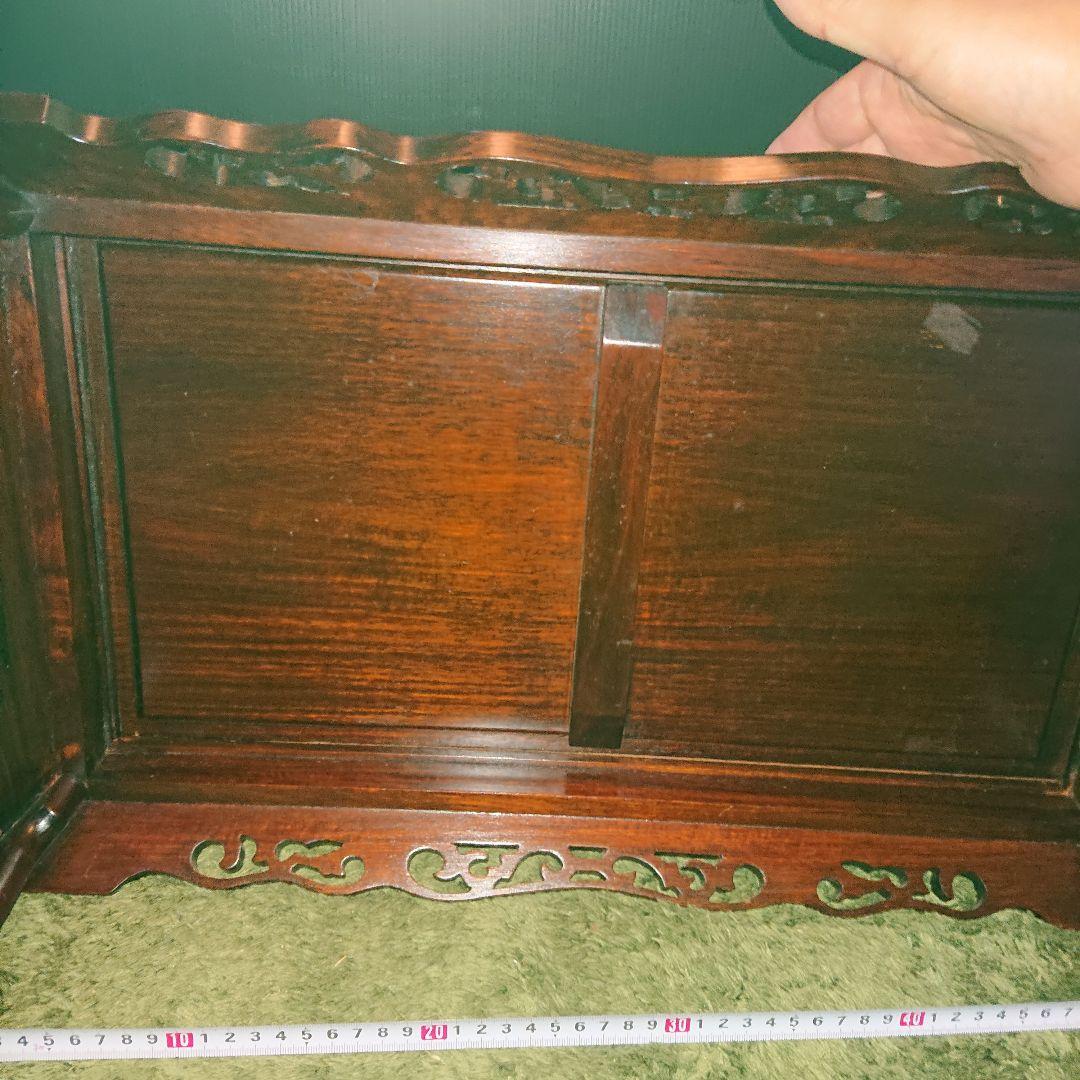 唐木紫壇、飾り花台