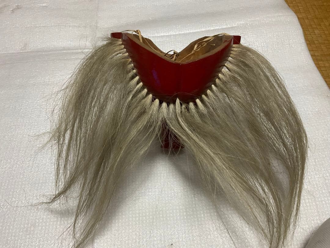 岡山神楽面／備前神楽・木面。【地元の有名な彫り師の作品となっています】。