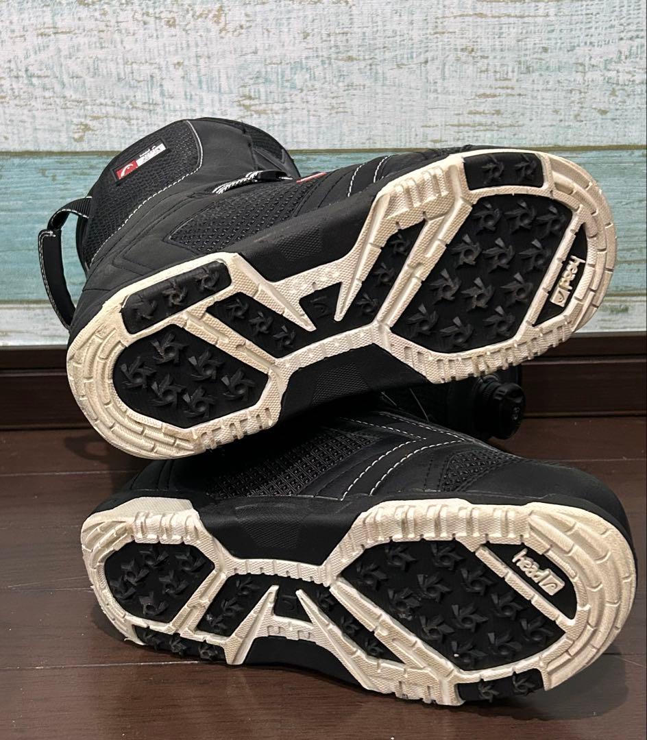 HEAD スノーボード　ダイヤル式ブーツ　25センチ　メンズ　レディース