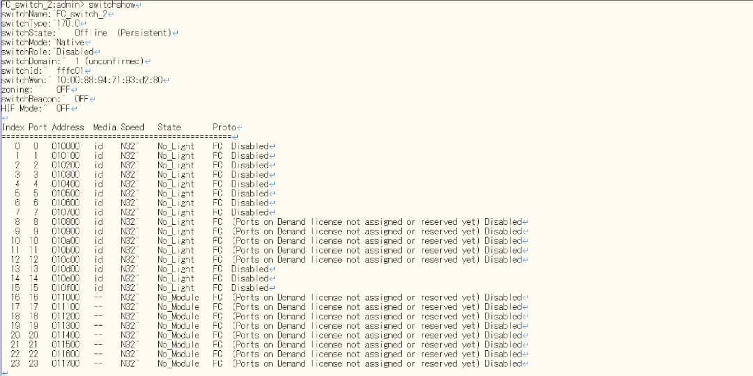 中古　Brocade G610 FCスイッチ(SFP+モジュール付き)#2