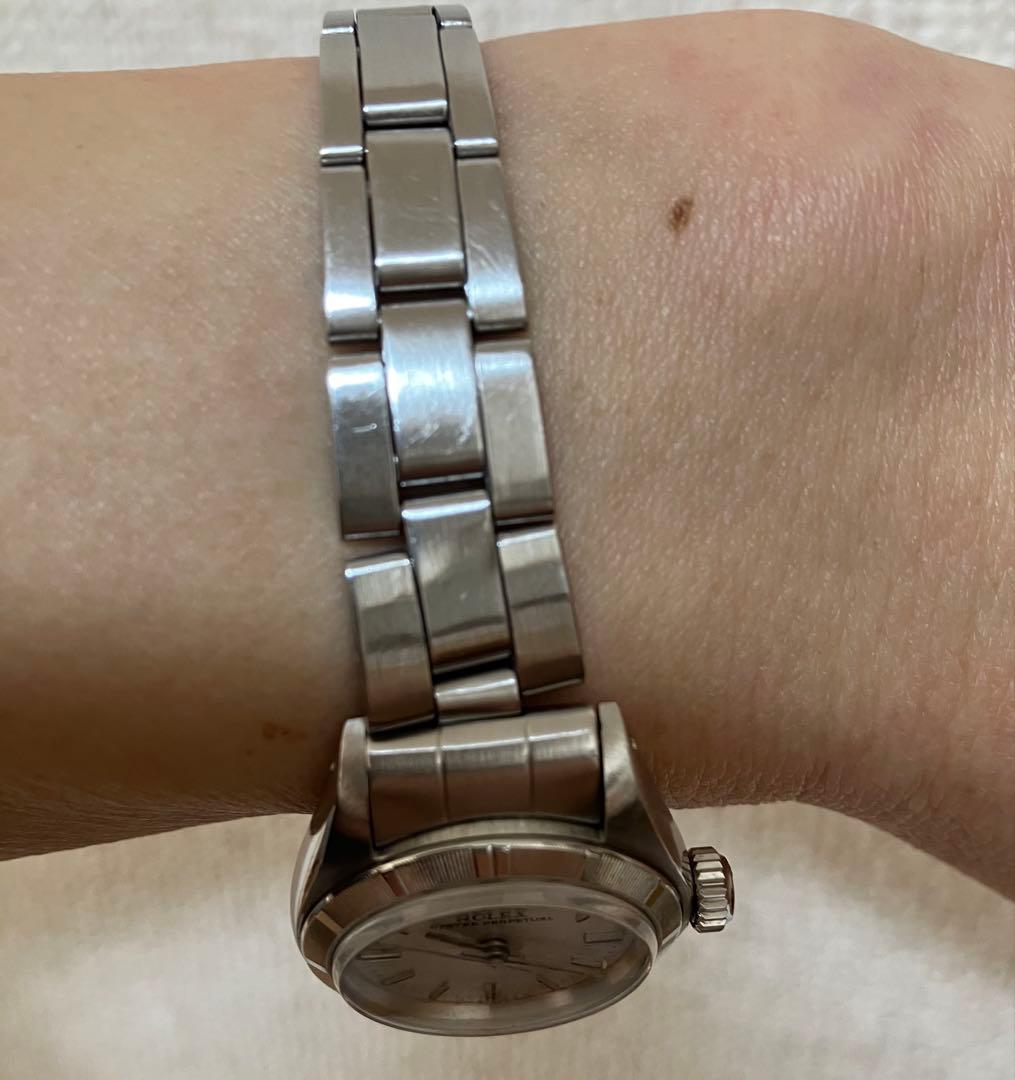 ロレックス　オイスターパーペチュアル　シルバーモザイク 6723