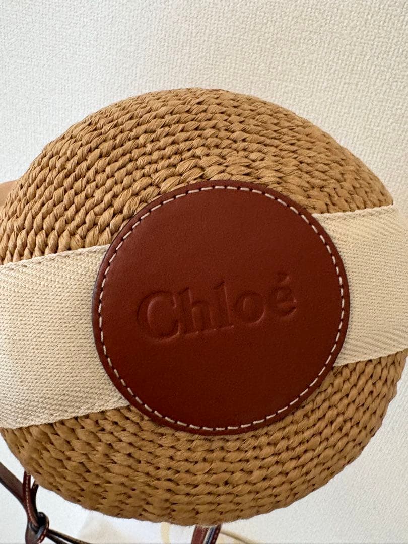 chloe クロエ woody かごバッグ スモールバスケット