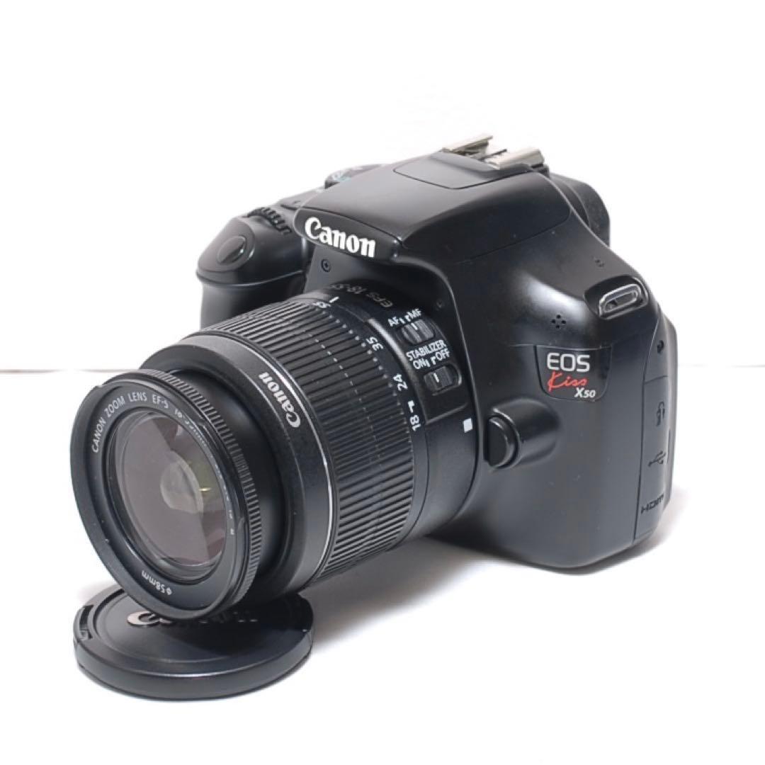 スポーツ観戦におすすめ✨ Canon Kiss X50✨ダブルレンズ✨超望遠