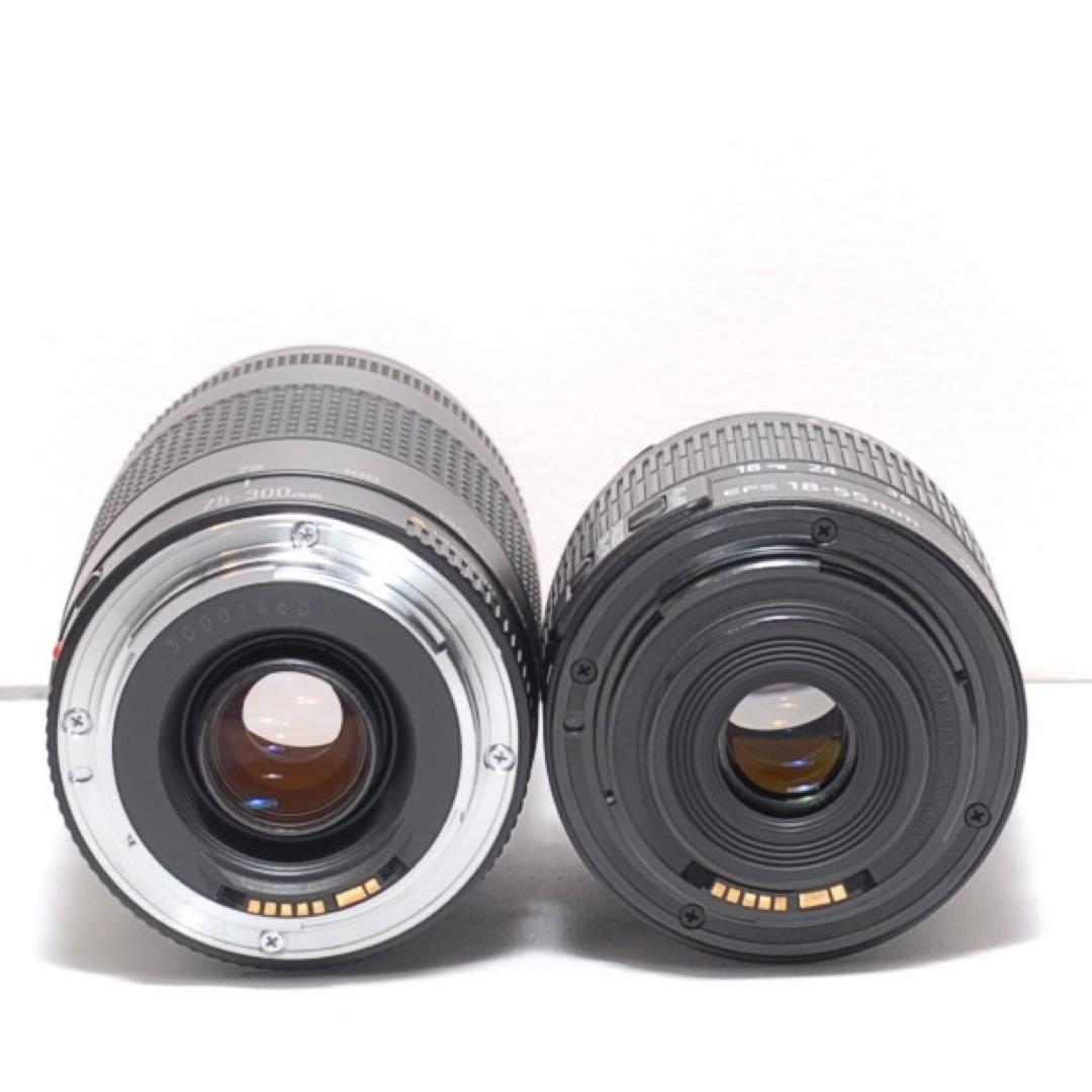 スポーツ観戦におすすめ✨ Canon Kiss X50✨ダブルレンズ✨超望遠