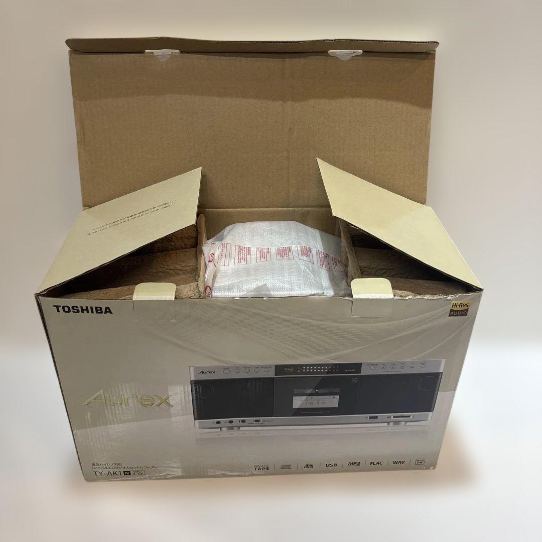 【新品】東芝 Aurex TY-AK1 ハイレゾ対応SD/USB/CDラジカセ