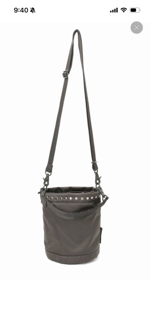 IENA マッキントッシュANNAN BUCKET STUDS BAG