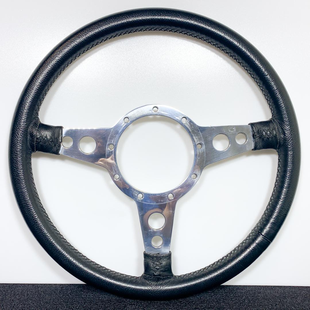 Moto-Lita モトリタ レザーステアリング フラットスポーク 美品 希少