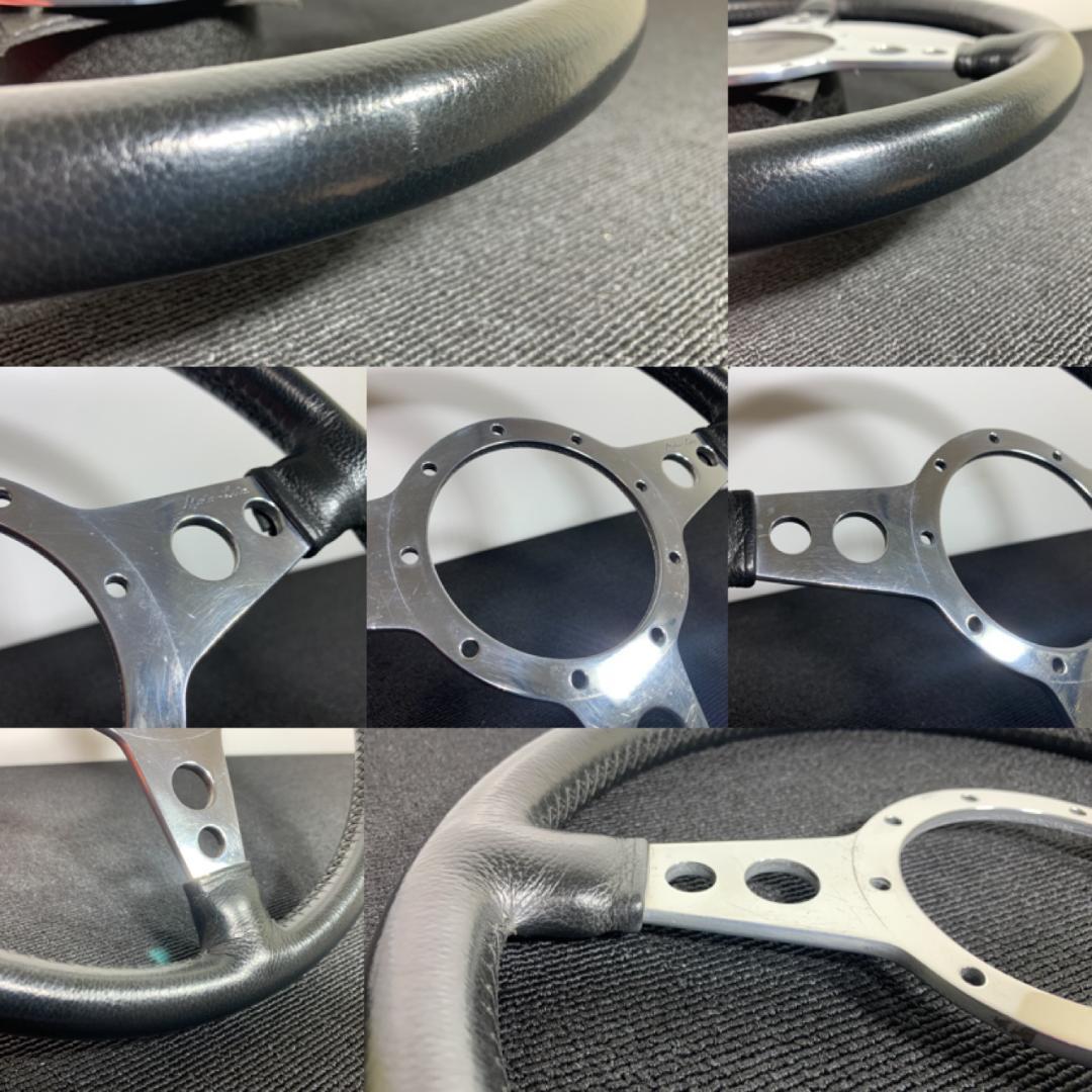 Moto-Lita モトリタ レザーステアリング フラットスポーク 美品 希少