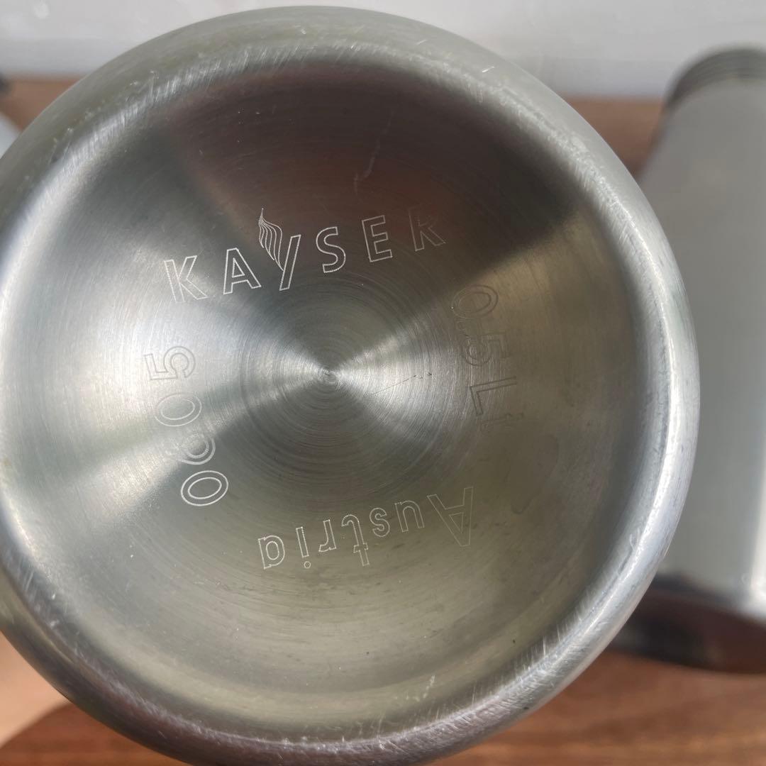 【2本セット】KAYSER ホイップディスペンサー 0.5L＋ミニガスボンベ付き