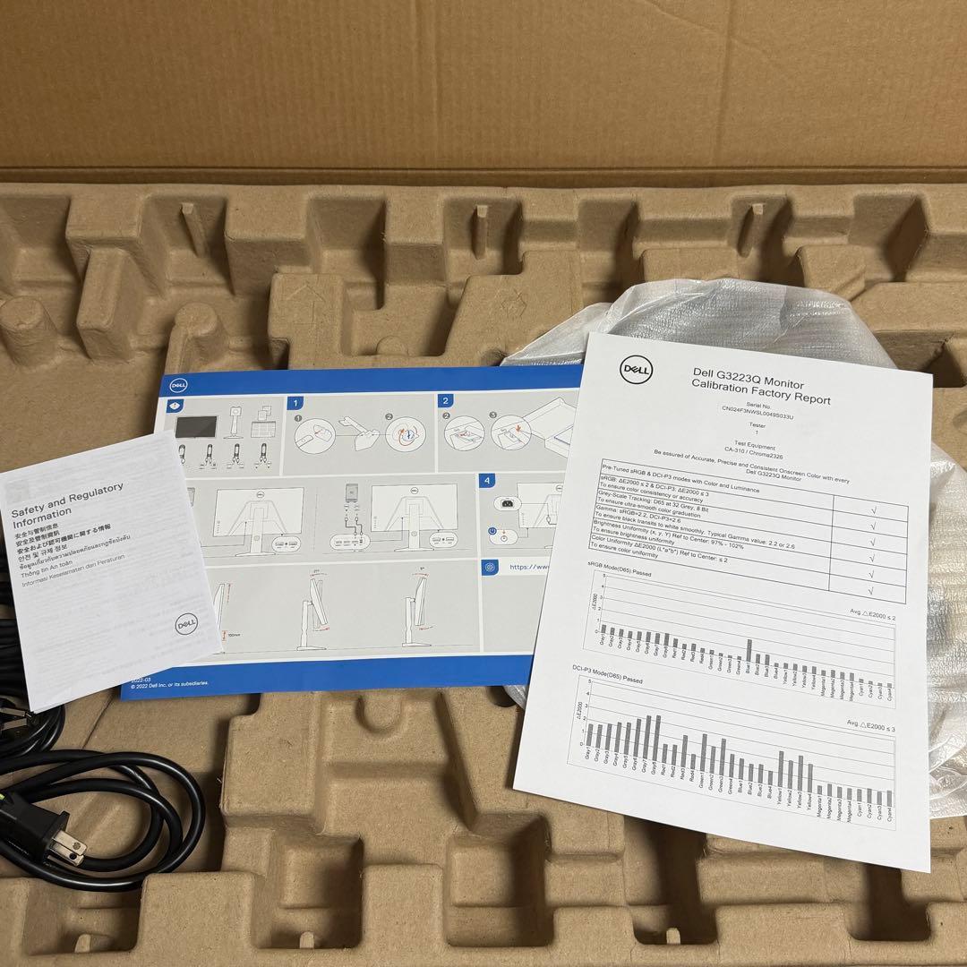 Dell G3223Q 32インチ 4K UHD ゲーミングモニター
