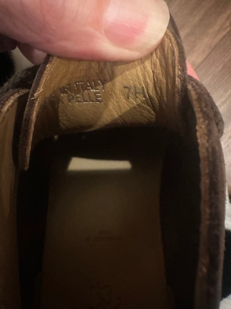 Drake's ブラウン スエード チャッカブーツ 7.5 未使用品