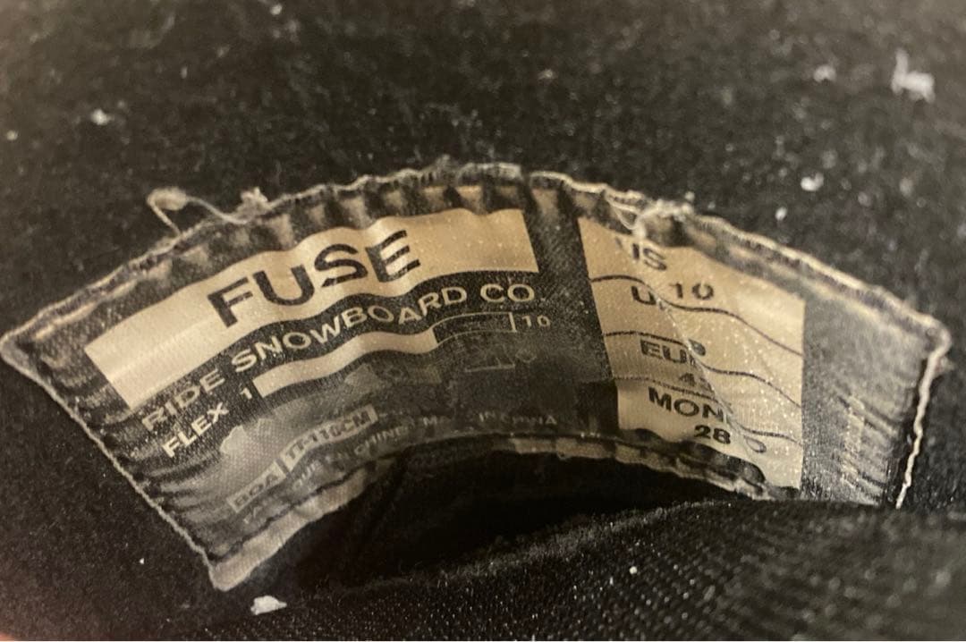 【即日発送】RIDEスノボブーツFUSE フューズ 28cm 23-24モデル