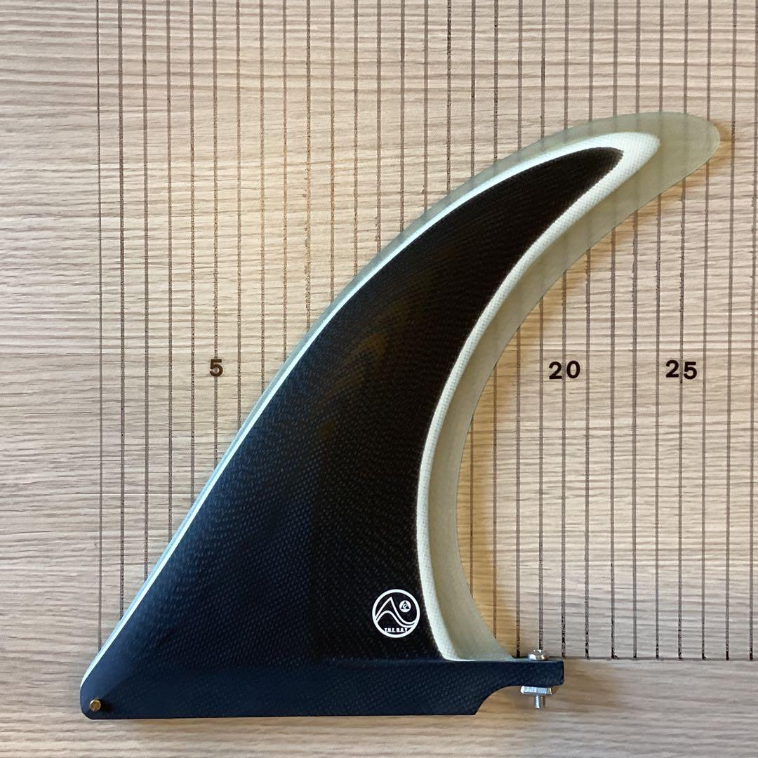 新品未使用シングルフィン9インチ　ブラック、 スクリュー付き