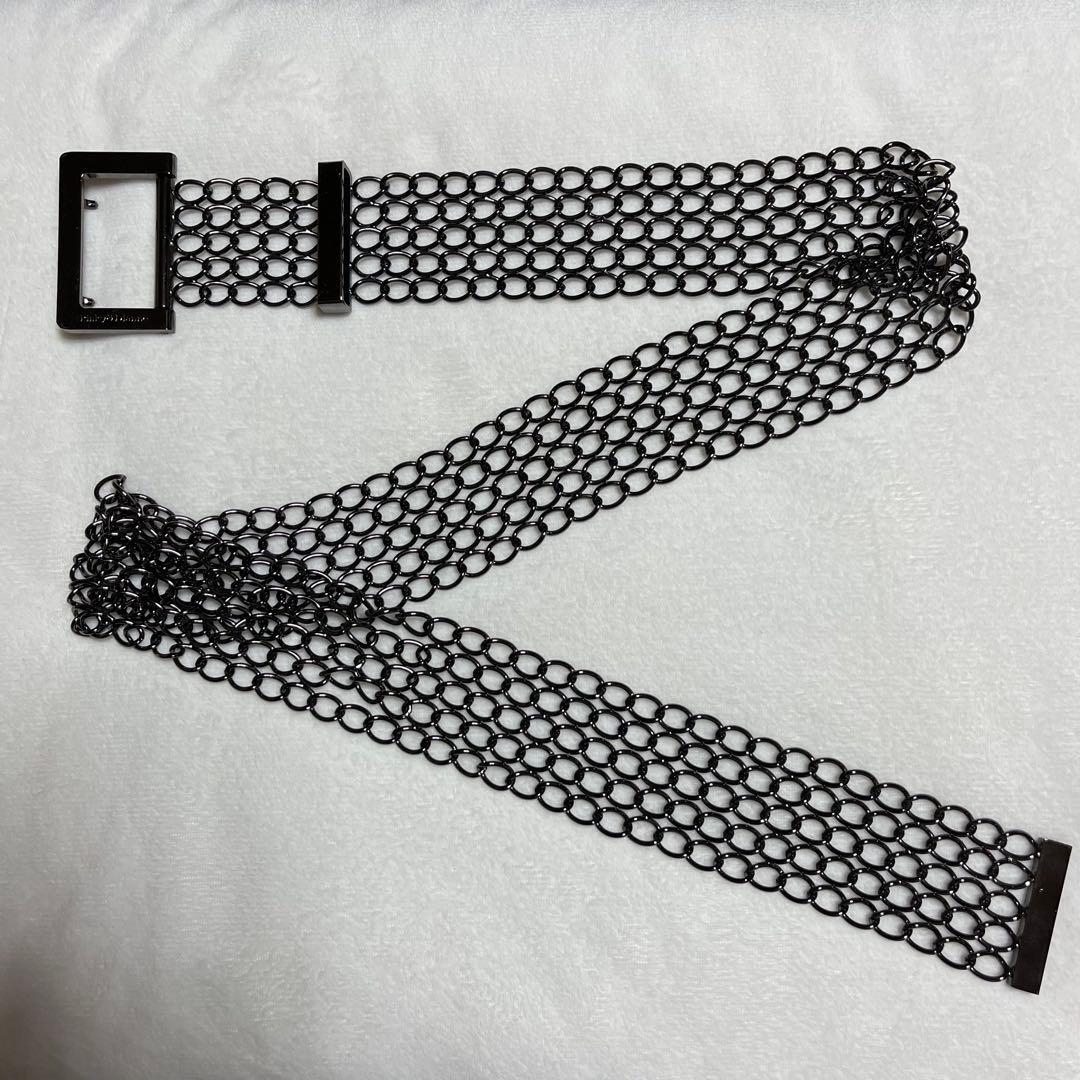 小物 P&D archive Y2K chain gimmick belt
