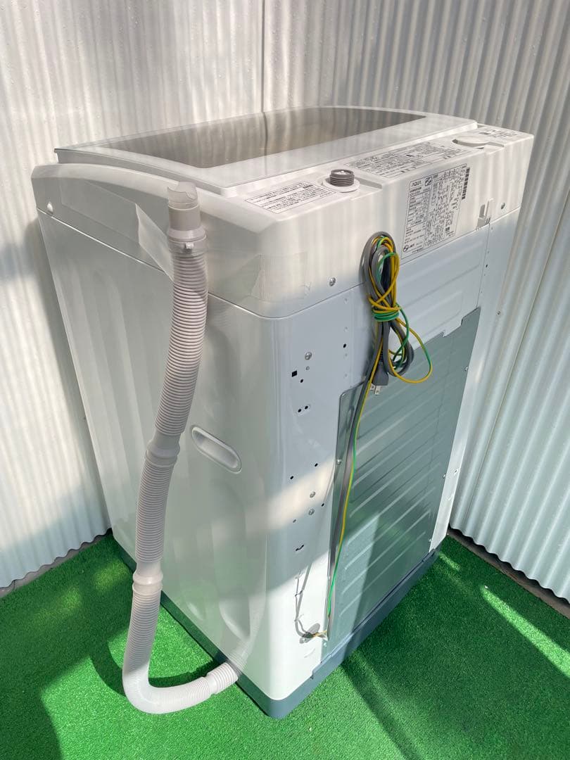 841 アクア おしゃれガラストップ8kg洗濯機 インバーター搭載 ジェルボール