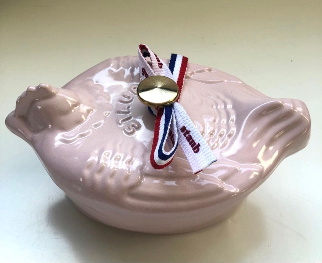 【新品】ストウブ スモールチキンココット 11cm ソルベローズ 生涯保証付