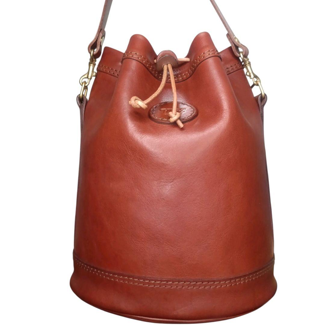 ✨HERZ 巾着ショルダーポシェット CK28 バケツ型 ショルダーバッグ L