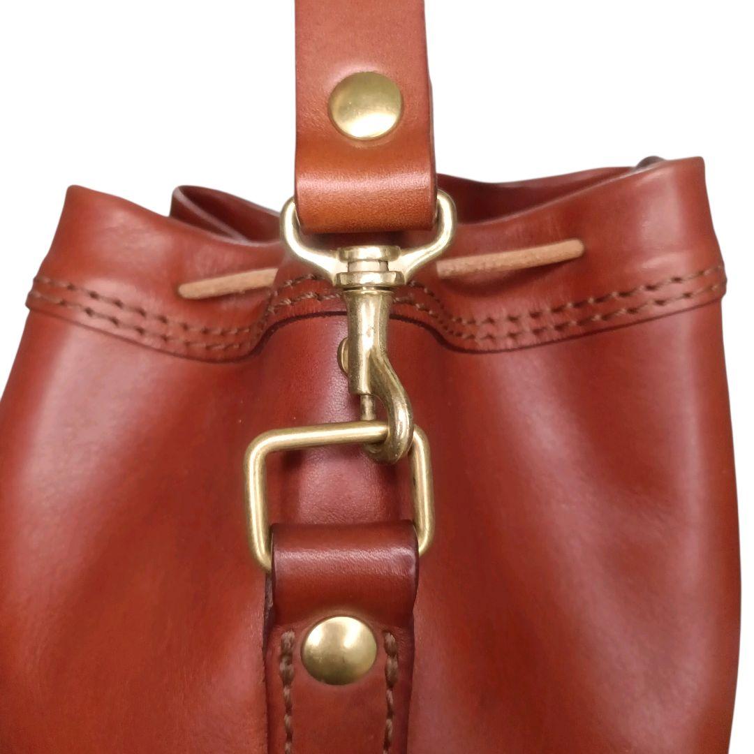 ✨HERZ 巾着ショルダーポシェット CK28 バケツ型 ショルダーバッグ L